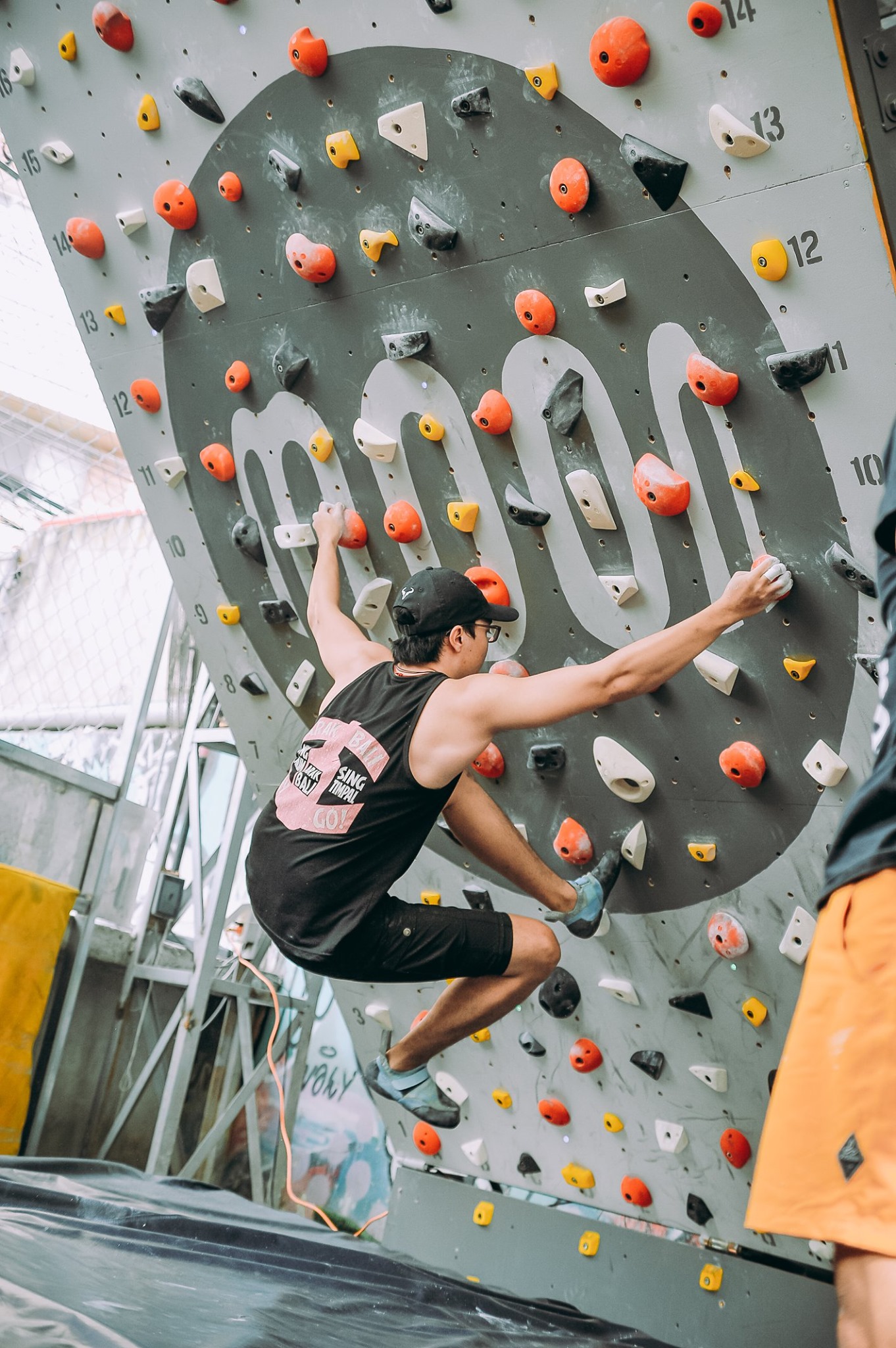 Moonboard Push Climbing