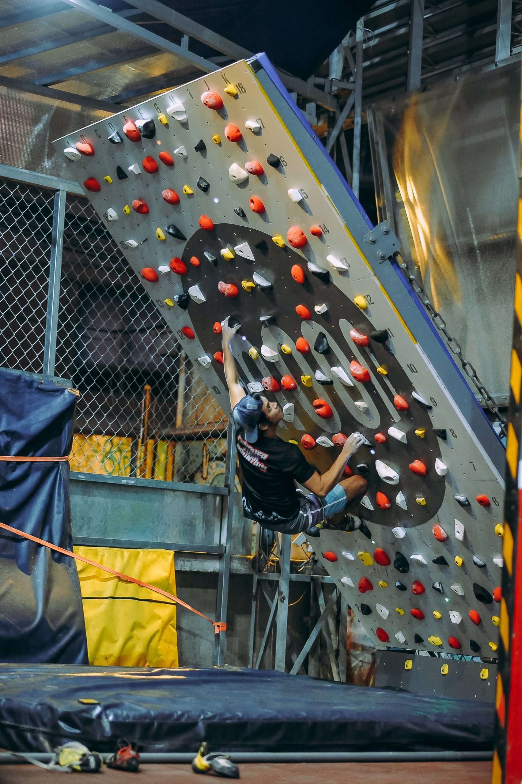 Moonboard Push Climbing