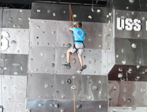 Push Project #2 – California Fitness and Yoga : Stainless Steel Indoor Climbing Wall.