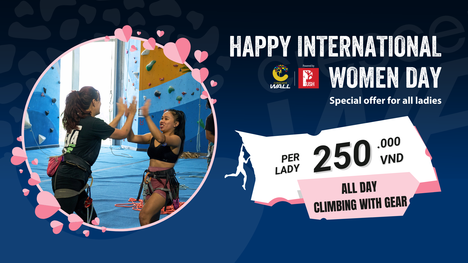 D7 Happy International Women Day 2024 - Push Climbing